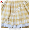 Yellow check well dressed wolf remake smocked dress